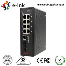 8 Port Gigabit Industrial Ethernet POE Network Switch For Ip Cameras / Security Cameras
