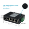 Mini Ethernet Switch 4 Port 10/100/1000T 802.3at PoE Switch With 1-Port SFP Uplink