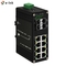 Industrial 8 Port 10/100/1000T Managed Ethernet Switch With 4 Port 1000X SFP Uplink