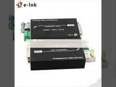 ミニ4K DVI光ファイバーエクステンダー 非圧縮信号 80km範囲 RS232制御