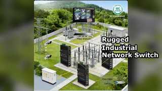 産業用イーサネット スイッチ 4 ポート 100FX 冗長電源