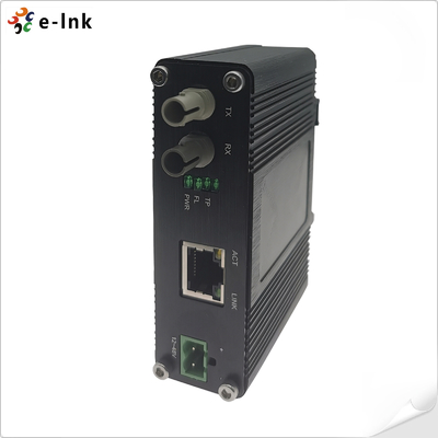 Mini Industrial Ethernet Media Converter 10BASE-T To 10BASE-FL