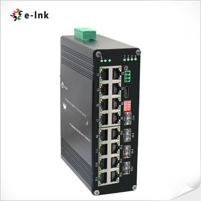 Industrial L2 Managed Hardened Ethernet Switch IEEE802.3at PoE for Industrial Surveillance Networks