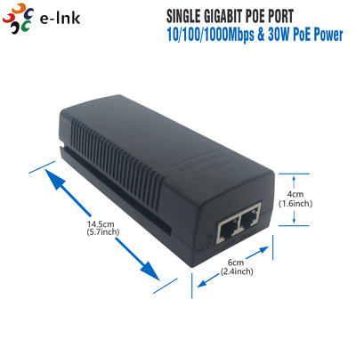 LNK-POE200 15.4W IEEE802.3af 10/100M PoE Injector Plug Play Midspan