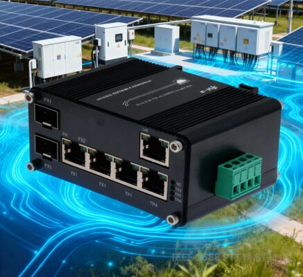 Industrial 7-Port PoE Powered Gigabit Switch with PoE Passthrough SFP