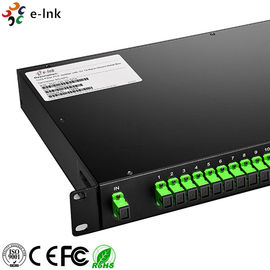 Customized Rack Mount Fiber Optic Switch LC/SC/ST/FC UPC/APC 1260~1650nm Bandwidth