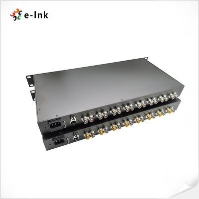 8Ch 3G SDI 1Ch 10G Ethernet Over Fiber Extender SMF LC Connector