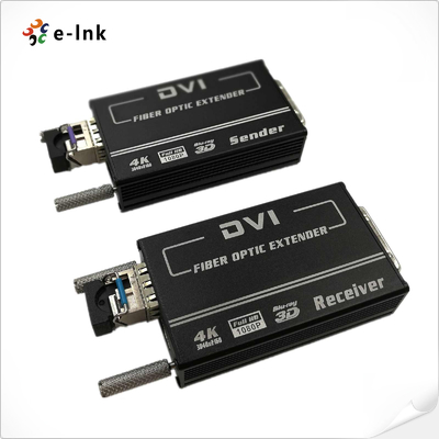高品質DVI光ファイバーエクステンダー、4K解像度＆HDMI互換