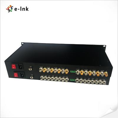 4チャネル両方向3G-SDIファイバーコンバーター